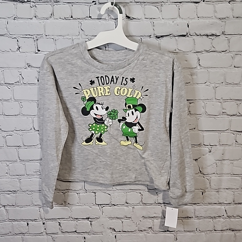 💙 Disney Minnie Mouse pure gold long sleeve tee